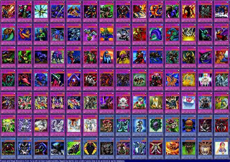 yu gi oh card list.
